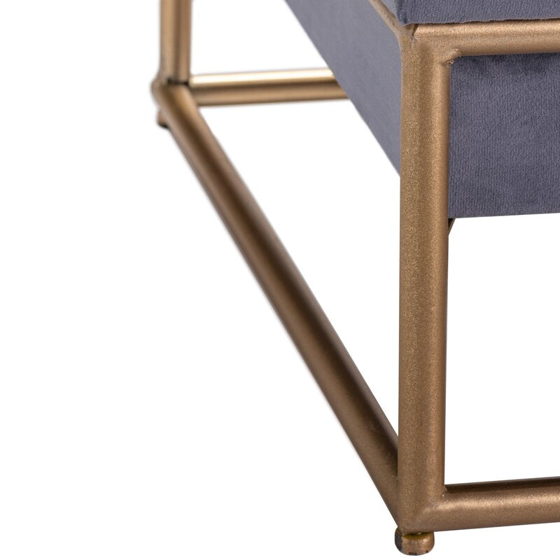 Upholstered Flip Top Storage Bench This Storage Bench Brings Glam Style and An Extra Place to Tuck Away Throw Blankets in your Living Room or Bedroom
