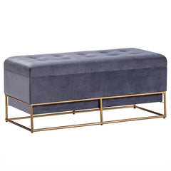 Upholstered Flip Top Storage Bench This Storage Bench Brings Glam Style and An Extra Place to Tuck Away Throw Blankets in your Living Room or Bedroom