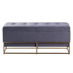 Upholstered Flip Top Storage Bench This Storage Bench Brings Glam Style and An Extra Place to Tuck Away Throw Blankets in your Living Room or Bedroom