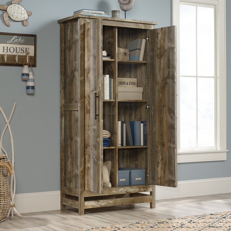 35 inch top tall storage cabinet