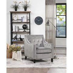 29.25'' Wide Tufted Velvet Armchair Eye Catching Glamorous Design