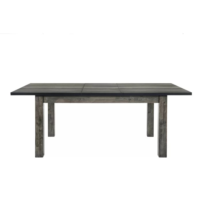 Katarina Extendable Dining Table Clean Lined Silhouette with a Gray Oak Finish