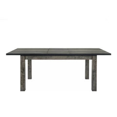 Katarina Extendable Dining Table Clean Lined Silhouette with a Gray Oak Finish