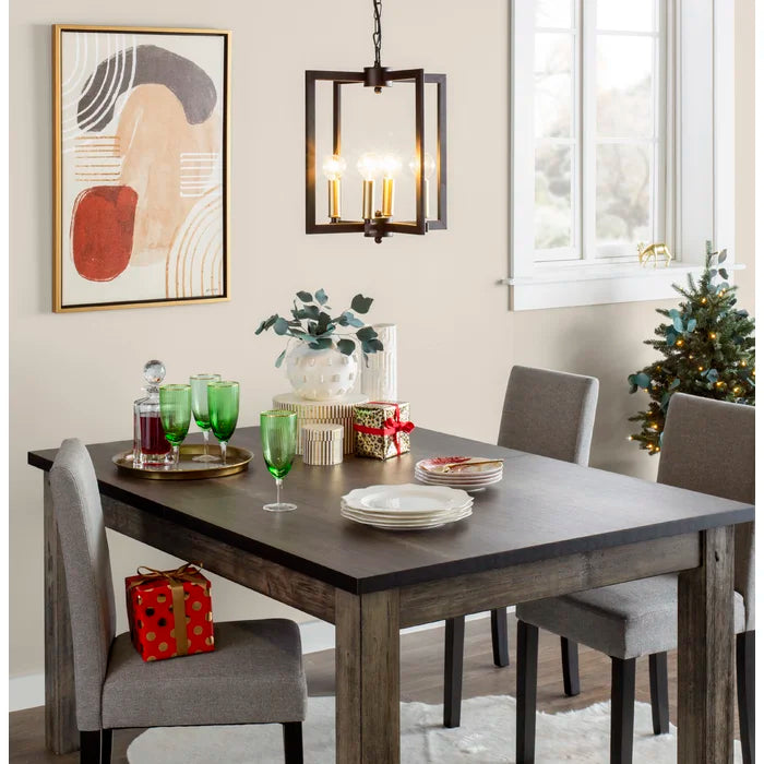 Katarina extendable outlet dining table