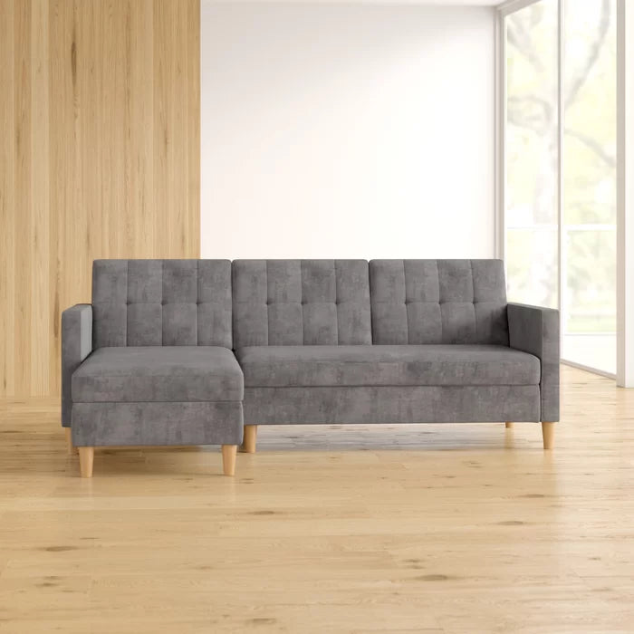 Lynwood chenille sectional store with moveable chaise