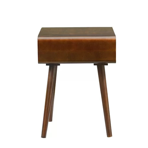 Espresso Kays 24'' Tall End Table Modern Design Perfect for Any Home Decor