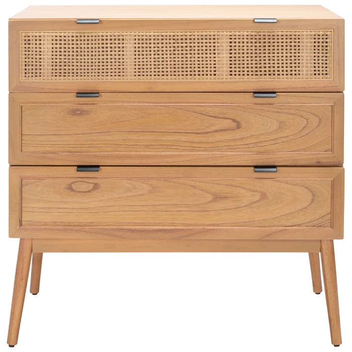 Solid Wood Keanu 3 Drawer 36'' W Chest Perfect Organize with Contemporary Style