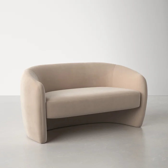 Solid Wood Kearney 60.63'' Round Arm Loveseat Perfect your Living Room