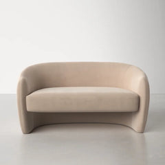 Solid Wood Kearney 60.63'' Round Arm Loveseat Perfect your Living Room
