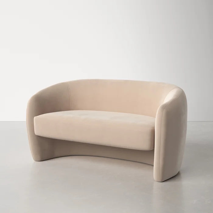 Solid Wood Kearney 60.63'' Round Arm Loveseat Perfect your Living Room