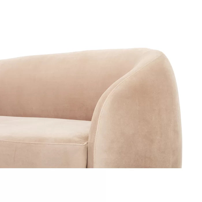 Solid Wood Kearney 60.63'' Round Arm Loveseat Perfect your Living Room