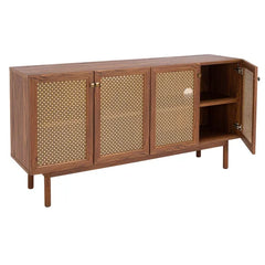 Walnut Keegan TV Stand for TVs up to 70" Brings A Vintage-Inspired Bohemian Vibe to your Living Room
