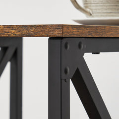 Keenen 23.6'' Tall End Table Farmhouse Industrial Design