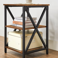 Keenen 23.6'' Tall End Table Farmhouse Industrial Design
