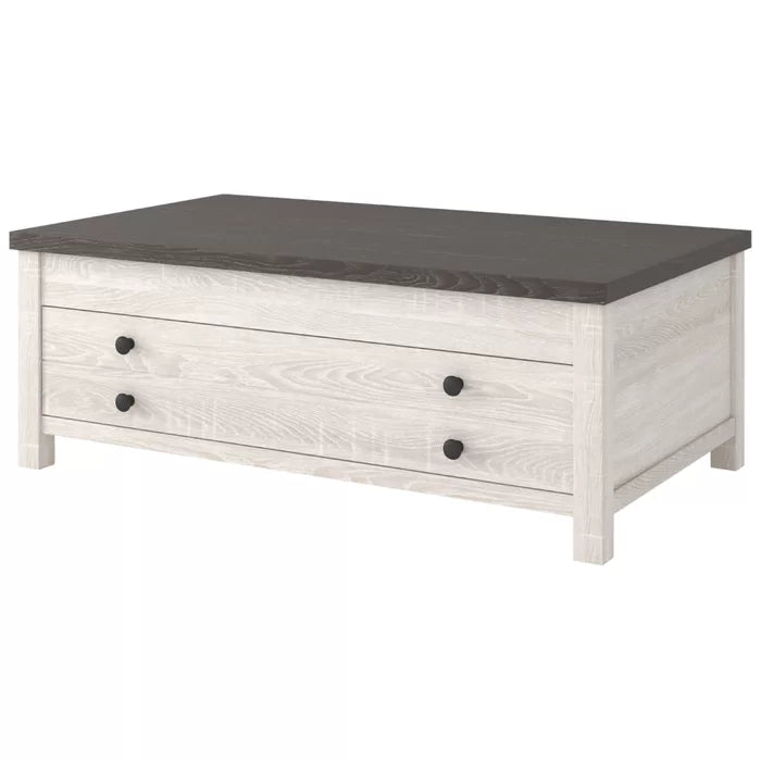 Kellam Lift Top Coffee Table with Storage Farmhouse Design