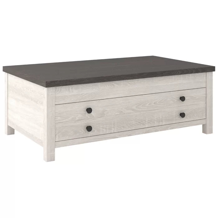 Kellam Lift Top Coffee Table with Storage Farmhouse Design
