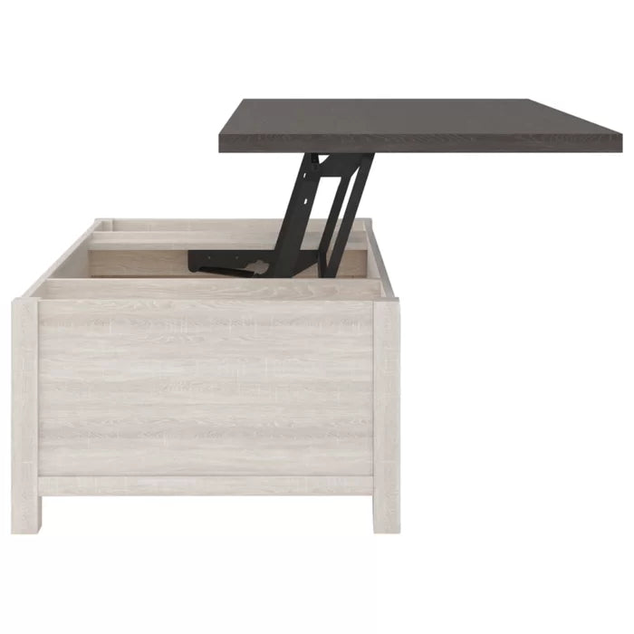 Kellam Lift Top Coffee Table with Storage Farmhouse Design
