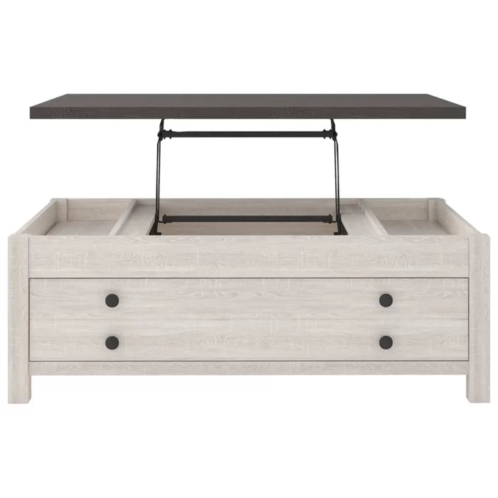 Kellam Lift Top Coffee Table with Storage Farmhouse Design