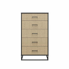 Kelly 5 Drawer 27.19'' W Chest Engineered Wood Woodgrain