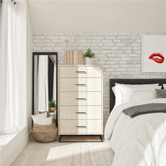 Kelly 5 Drawer 27.19'' W Chest Dresser Rustic and Modern Styles