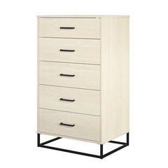 Kelly 5 Drawer 27.19'' W Chest Dresser Rustic and Modern Styles