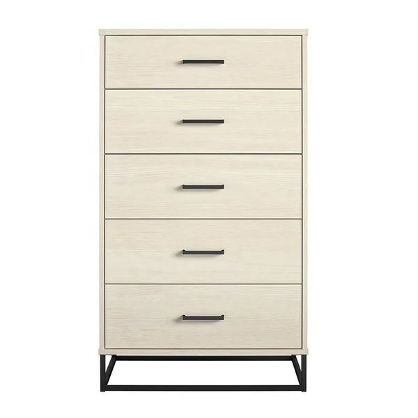 Kelly 5 Drawer 27.19'' W Chest Dresser Rustic and Modern Styles