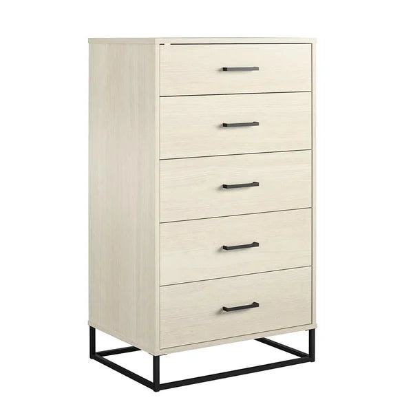 Kelly 5 Drawer 27.19'' W Chest Dresser Rustic and Modern Styles