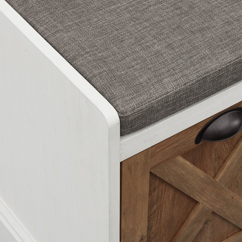 Drawers Storage Bench, Storage Bench Gives you An Ideal Spot To Put on Shoes and Organize Bringing Modern Farmhouse Style