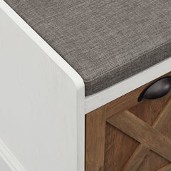 Drawers Storage Bench, Storage Bench Gives you An Ideal Spot To Put on Shoes and Organize Bringing Modern Farmhouse Style