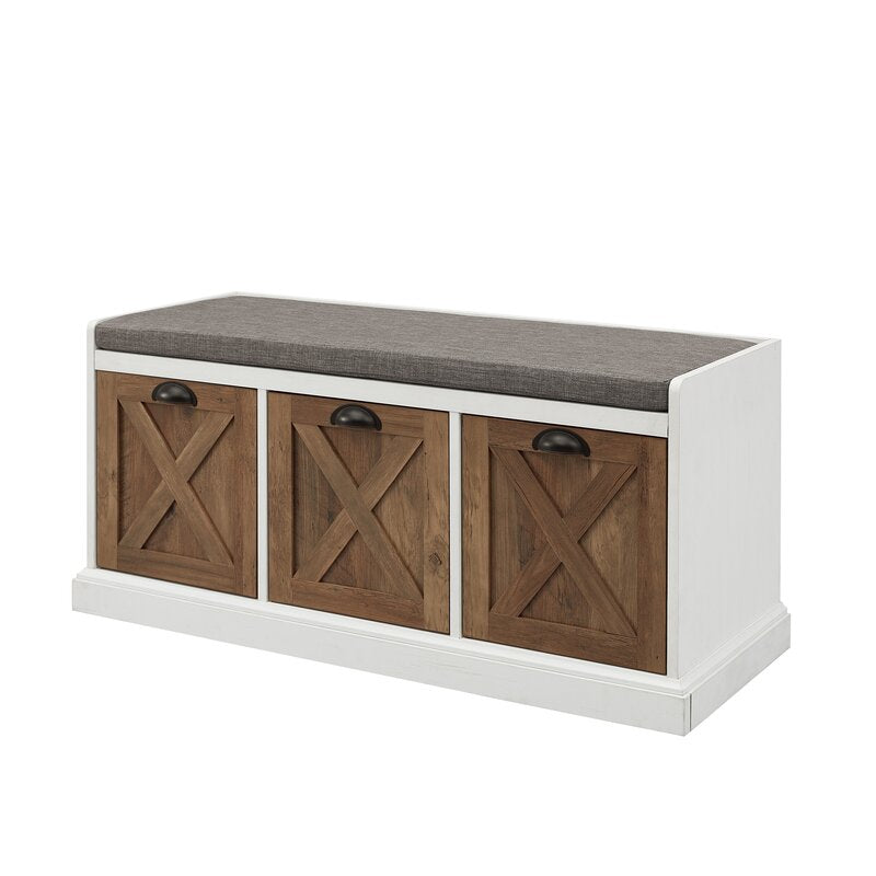 Drawers Storage Bench, Storage Bench Gives you An Ideal Spot To Put on Shoes and Organize Bringing Modern Farmhouse Style
