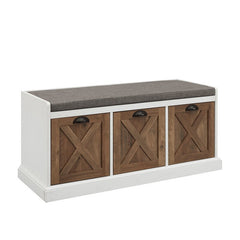 Drawers Storage Bench, Storage Bench Gives you An Ideal Spot To Put on Shoes and Organize Bringing Modern Farmhouse Style
