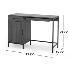 Dark Gray Kennedale Desk Stunning Style for your Study Room or Office Space