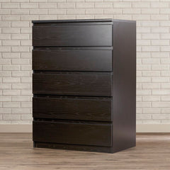 Coffee 5 Drawer 30.31'' W Chest Plenty of Room for A Mirror, Table Lamp, or Another Decor you Want To Display