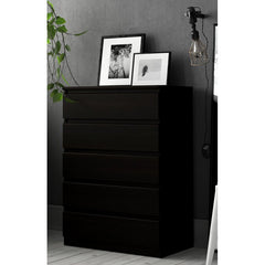 Coffee 5 Drawer 30.31'' W Chest Plenty of Room for A Mirror, Table Lamp, or Another Decor you Want To Display
