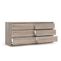 Truffle Kepner 6 Drawer 60.55'' W Double Dresser Clean-lined Silhouette and Neutral