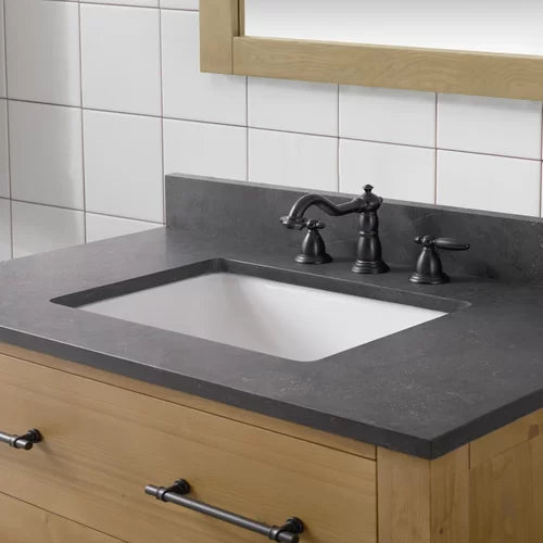 Keri 36" Single Bathroom Vanity Set Modern Vanity with Clean Lines [Fully Assembled]