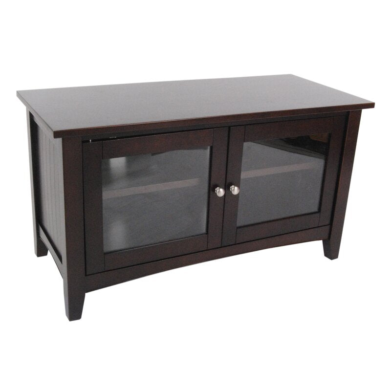 Kerlin TV Stand for TVs up to 40" Espresso Crafted of Solid and Manufactured Wood
