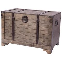 Kerri Vintage Trunk Ample Storage Space Perfect Use as a Coffee Table