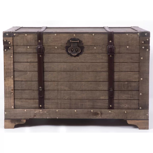 Kerri Vintage Trunk Ample Storage Space Perfect Use as a Coffee Table