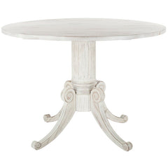 Kerwin Drop Leaf Pine Solid Wood Pedestal Dining Table