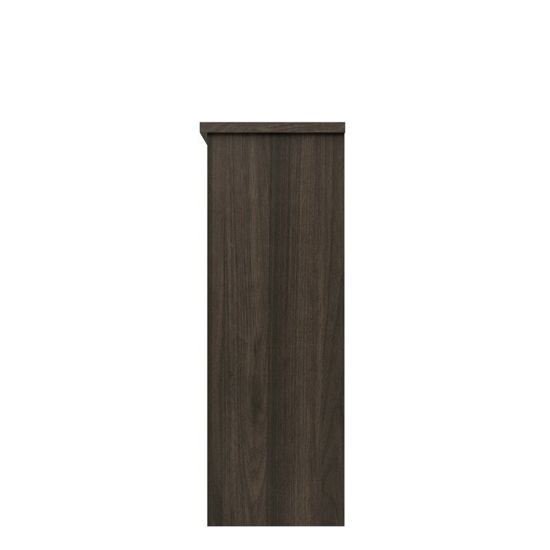 Khiri 5 Drawer 30.25'' W Chest Royal Espresso Indoor Dresser Mirror