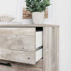 Whitewash Kian 4 Drawer 28'' W Chest Smooth-Operating Drawers