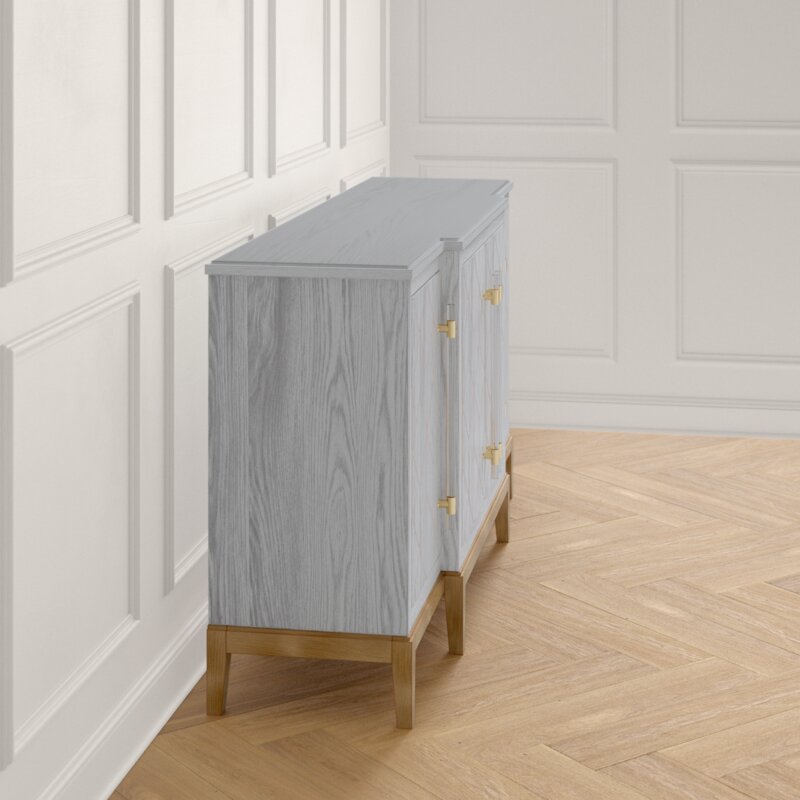 Kidham 68" Wide Sideboard Solid and Manufactured Wood