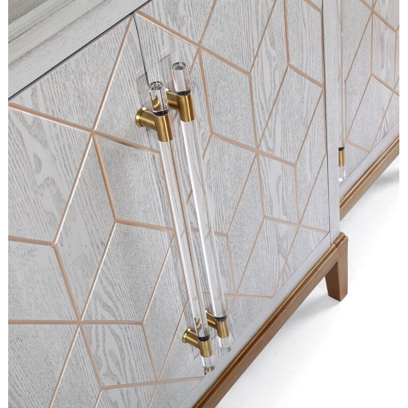 68" Wide Sideboard Perfect Place to Tuck Away your Belongings, Eight Flared Legs