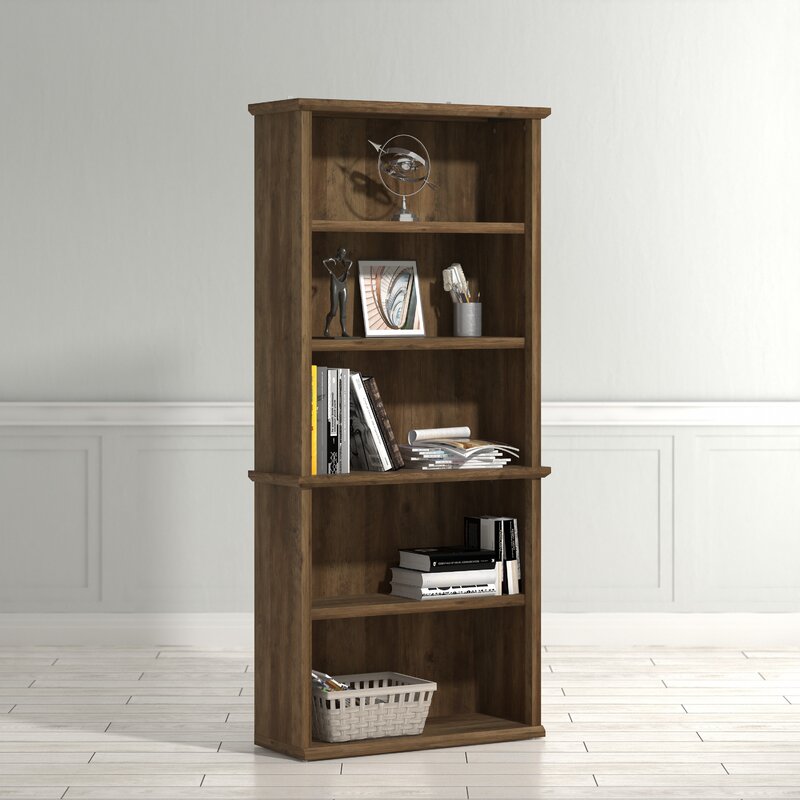 Knotty Oak Kingstree 31'' W Standard Bookcase