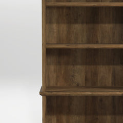Knotty Oak Kingstree 31'' W Standard Bookcase
