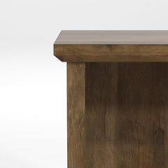 (2 Shelves) 30" H x 31" W x 12” D Oak Kingstree 31'' W Standard Bookcase Perfect for Stashing All of your Favorite