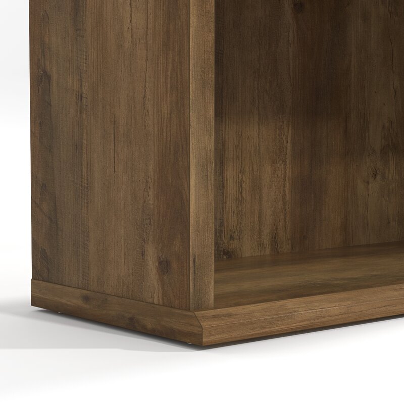 (2 Shelves) 30" H x 31" W x 12” D Oak Kingstree 31'' W Standard Bookcase Perfect for Stashing All of your Favorite