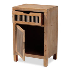 Kinsela 27.95'' Tall 1 - Drawer Nightstand in Brown