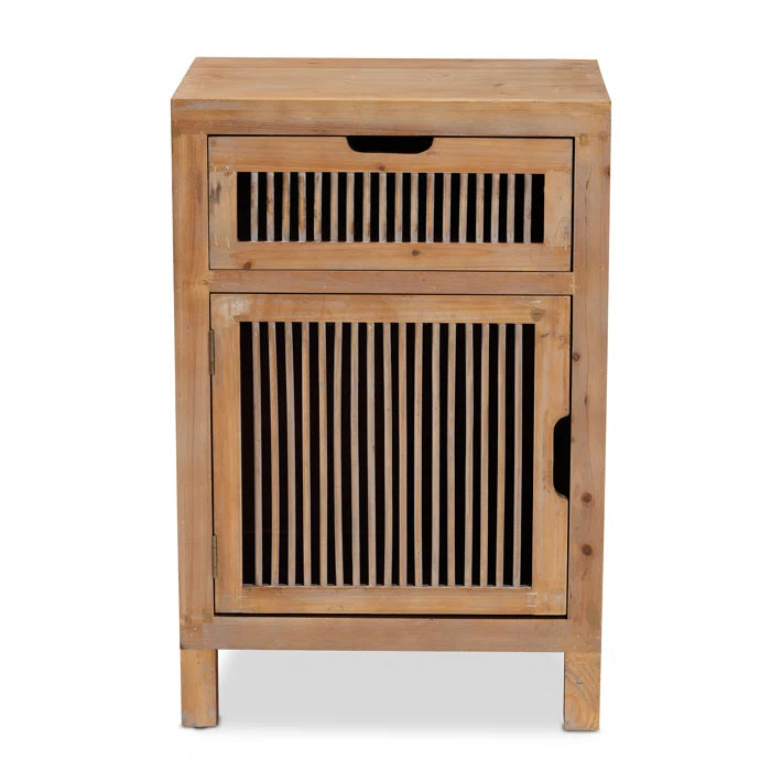 Kinsela 27.95'' Tall 1 - Drawer Nightstand in Brown